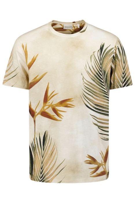NO-EXCESS t-shirt crewneck allover printed sl